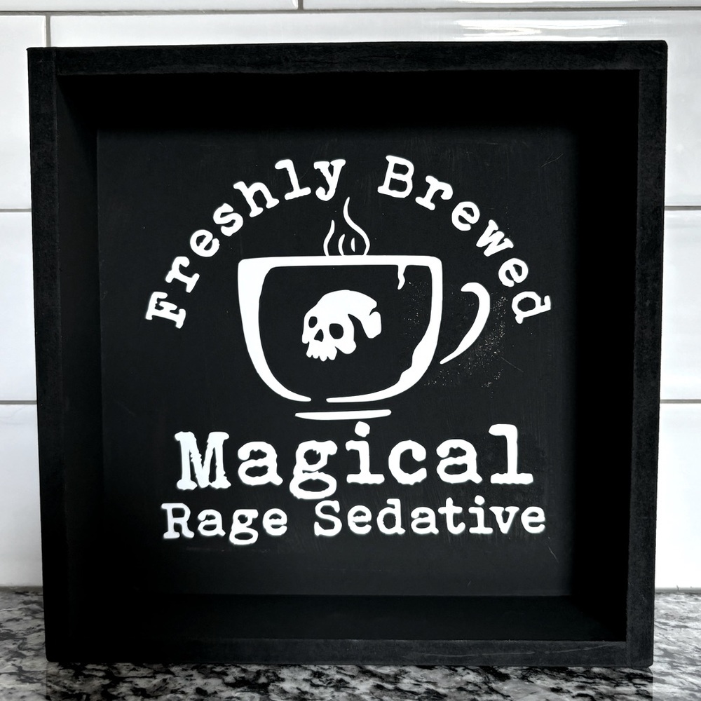 New! Funny coffee sign
